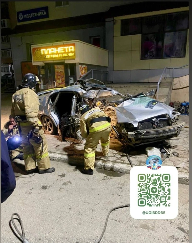 Молодая сахалинка на Subaru разбилась в Холмске 15 июля