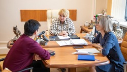 Вице-мэр Елена Федорова встретилась с прибывшими в отпуск мобилизованными 