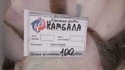 Рыбу по 100 рублей за килограмм привезли в Томари 17 июля