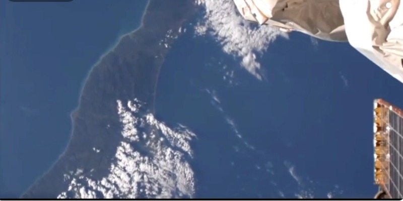 Экипаж МКС заснял Сахалин на видео из космоса