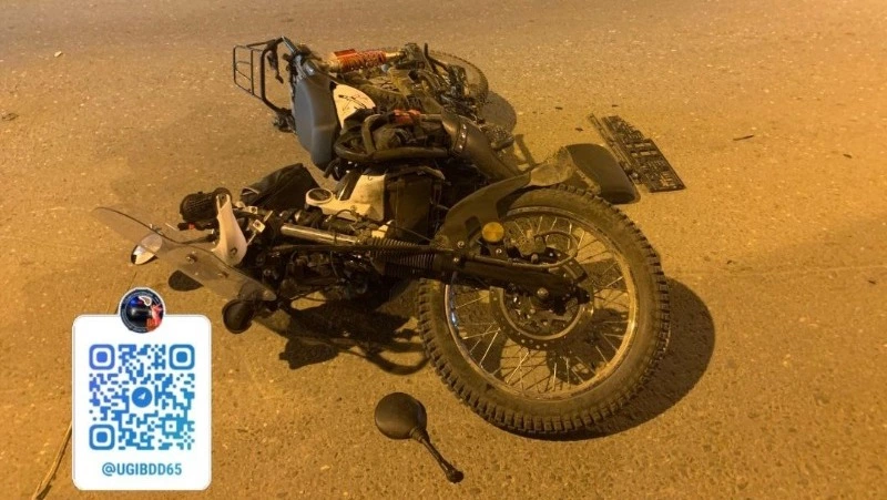 Водитель минивэна сбила 59-летнюю женщину за рулем мопеда в Южно-Сахалинске