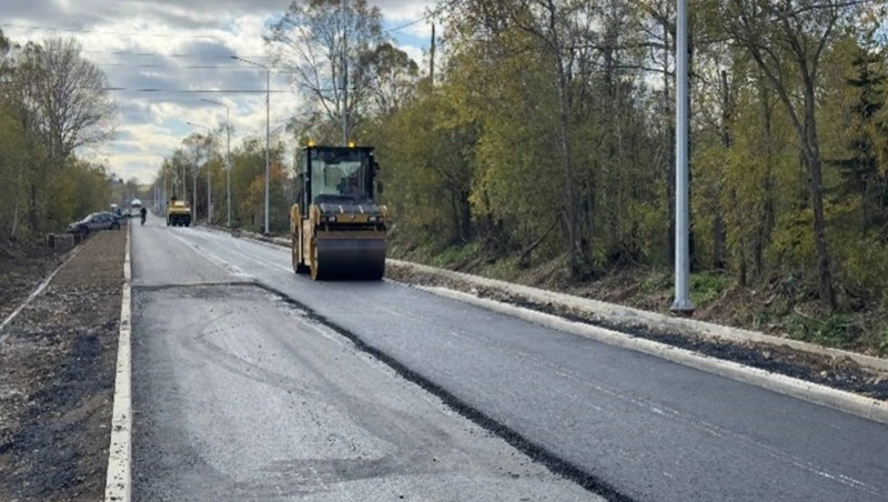 Капремонт участка трассы в Поронайском районе завершат до 20 ноября