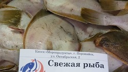 Свежую камбалу по 80 рублей за кг предложили жителям Поронайска 16 октября