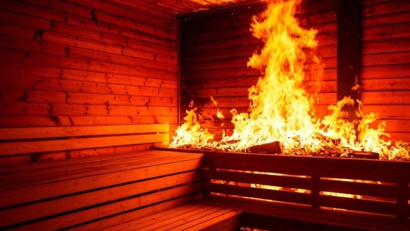 Полчаса спасатели тушили баню в селе Ключи