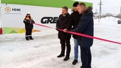 Современную контейнерную АЗС открыли в Поронайске