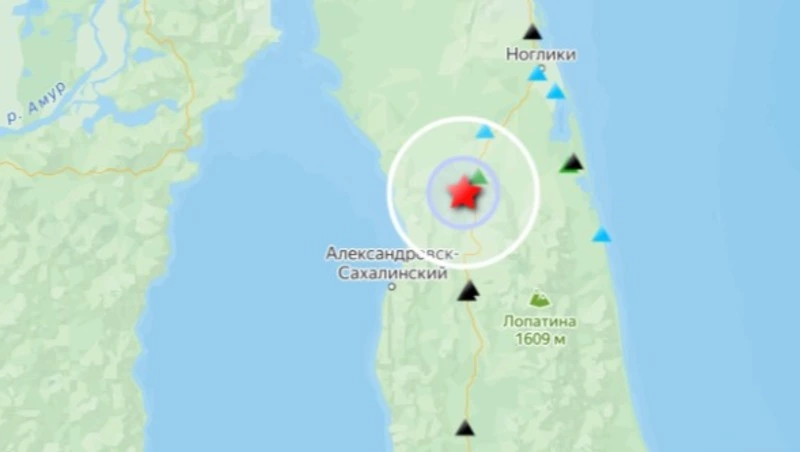 Землетрясение магнитудой 2,8 произошло в центре Сахалина