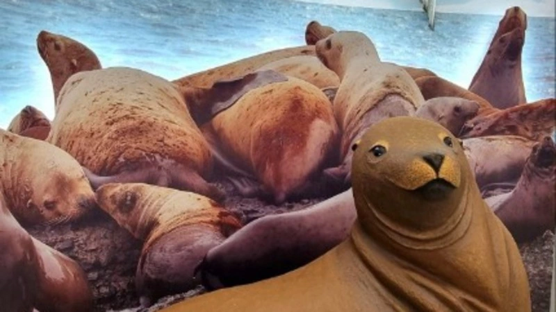 Безымянный веселый сивуч появился в невельском музее