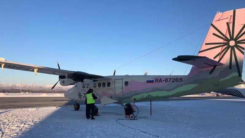 В Александровске-Сахалинском впервые за 10 лет приземлился самолет с пассажирами