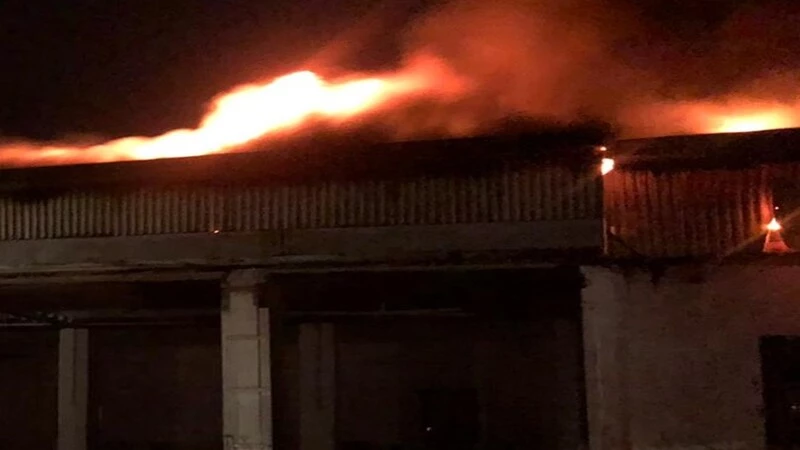 В аэропорту Шахтерска на Сахалине случился пожар