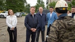 Мэр Южно-Сахалинска проверил ход инженерных работ в рамках определения зон подтоплений в городе