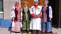 Островные казаки устроили выставку и тематический концерт для жителей Макарова