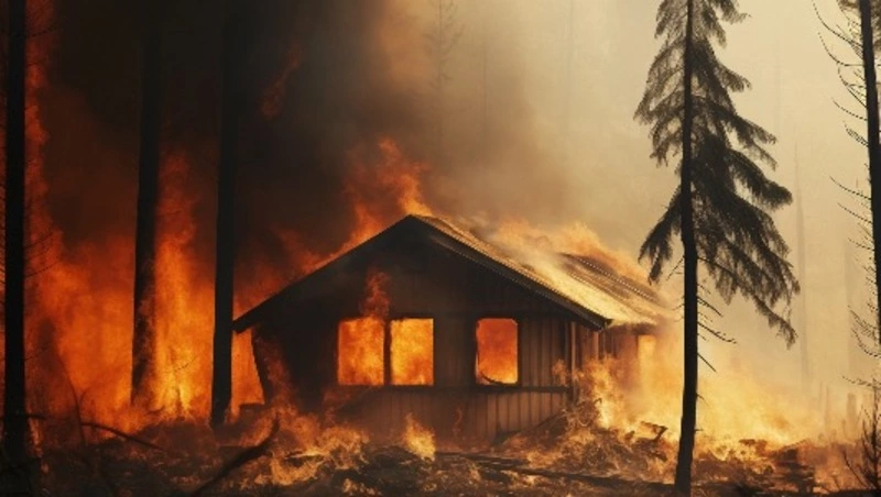 Пожарные полчаса тушили горящий сарай в Невельском районе