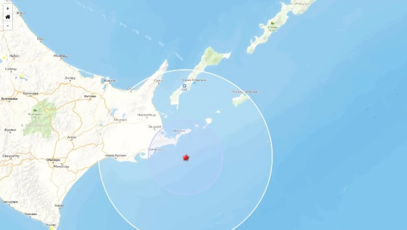 Два землетрясения зафиксировали 1 апреля у берегов Японии и Южных Курил