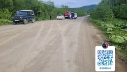 Машина слетела с трассы в Корсаковском районе: водитель скрылся, пассажир пострадал