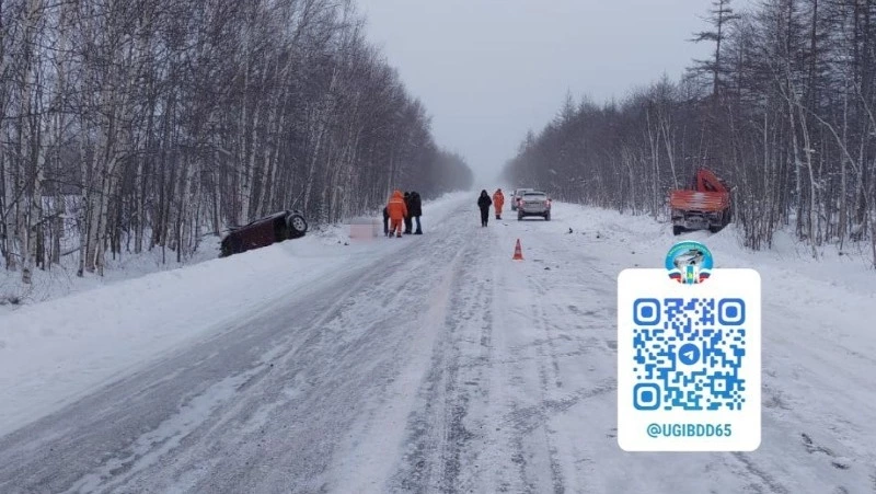 Неудачный обгон привел к смертельному ДТП на севере Сахалина