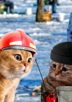 Жители Сахалина сделали смешной видеоролик о котиках и рыбаках