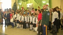 Праздник для юных казаков с живым кроликом устроили в канун Нового года на Сахалине