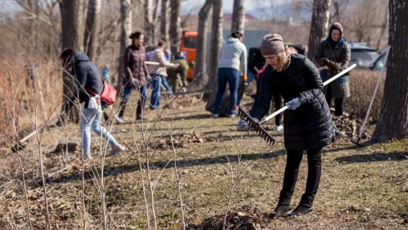 Общероссийский субботник в Южно-Сахалинске перенесли на 24 апреля из-за непогоды