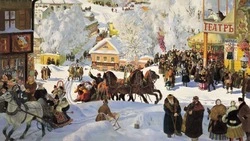 Второй день Масленицы: активные игры, катания на санках и смотрины невест