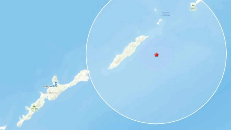 Землетрясение магнитудой 4,5 произошло у берегов Курил в Тихом океане