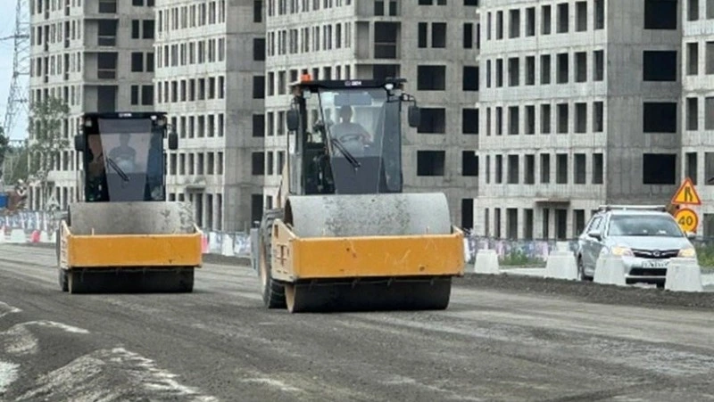 Корсаковская трасса получит новое покрытие с использованием переработанного асфальта