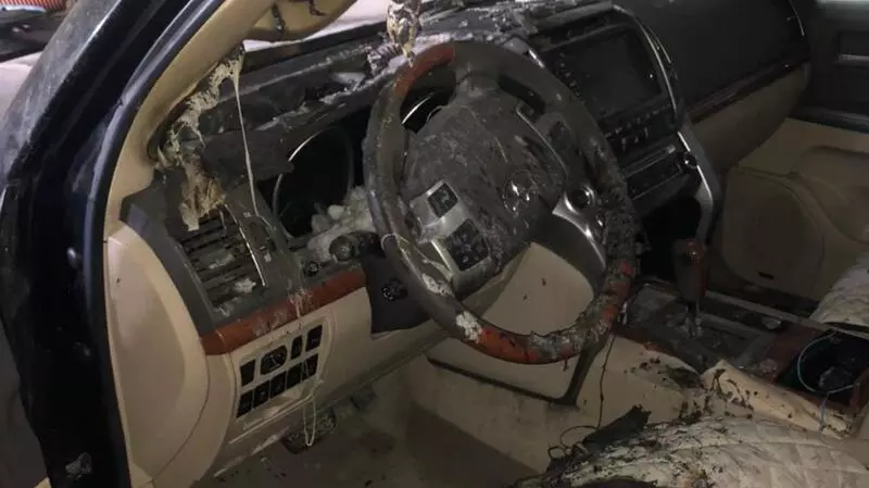 Машина сахалинца сгорела от чужой ревности