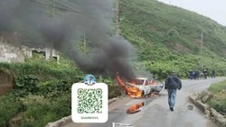 Подробности ДТП со сгоревшим авто в Холмском районе сообщили в ГАИ