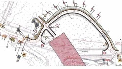 Объезд улицы Памятной в Южно-Сахалинске организуют по временной дороге