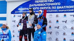 На первенстве ДФО по биатлону спортсмены с Сахалина завоевали семь медалей