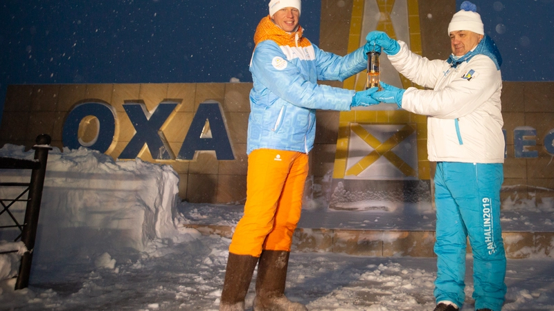 Огонь «Детей Азии» прорвался сквозь метель в Оху