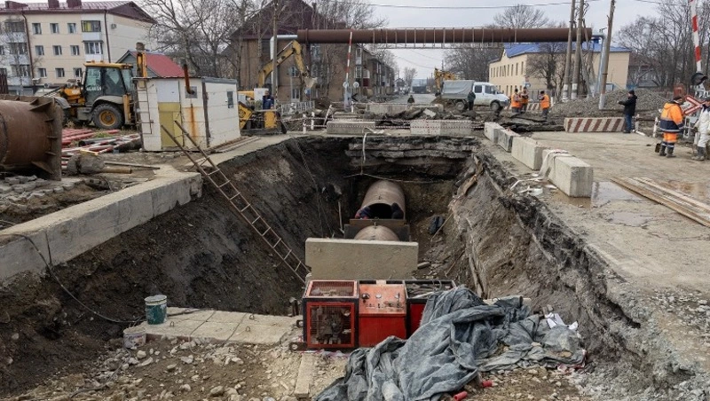 Участок проспекта Победы в Южно-Сахалинске откроют в конце ноября