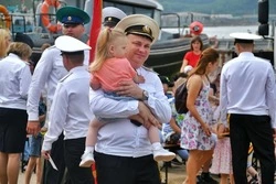 День ВМФ отметили на Курилах: ФОТО