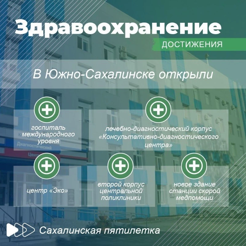 Южно-Сахалинск – центр островной медицины