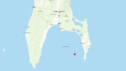 Землетрясение магнитудой 4,5 зафиксировали у южного побережья Сахалина