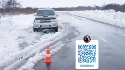 Курильчанка на Toyota потеряла управление и вылетела с трассы