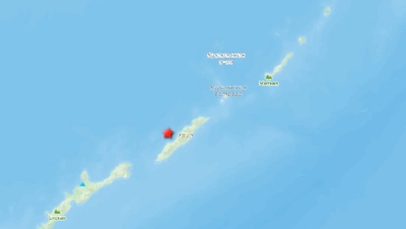 Землетрясение магнитудой 4,2 произошло у берегов Южных Курил