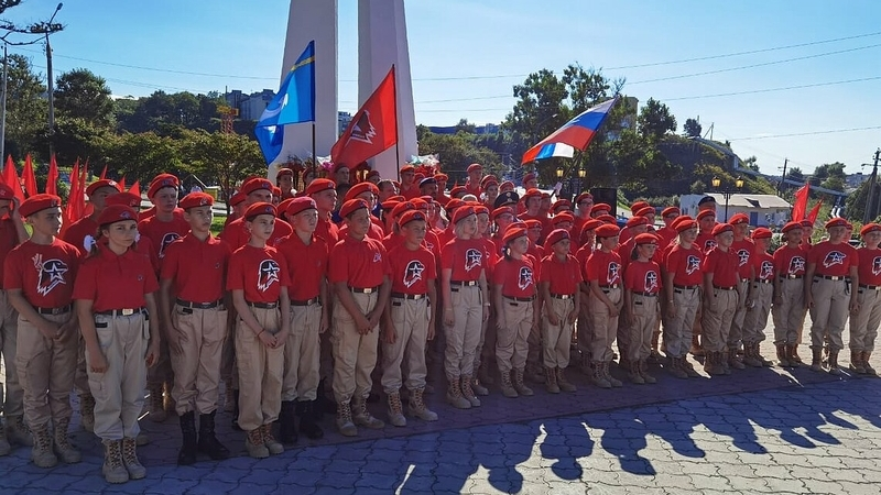 На Сахалине начались военно-полевые сборы с юнармейцами