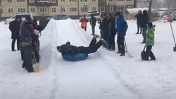 В Южно-Сахалинске появилось пять новых снежных горок