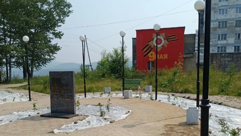 Реконструкцию сквера памяти погибшим в ВОВ завершат в селе Быков 31 июля