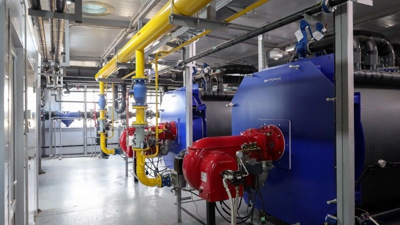 Новая блочно-модульная газовая котельная в Корсакове проходит пусконаладку
