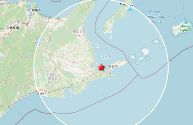 Землетрясение у берегов Японии дошло до Курил
