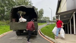 Свыше пяти тонн посылок собрали жители Сахалина для отправки в Курск