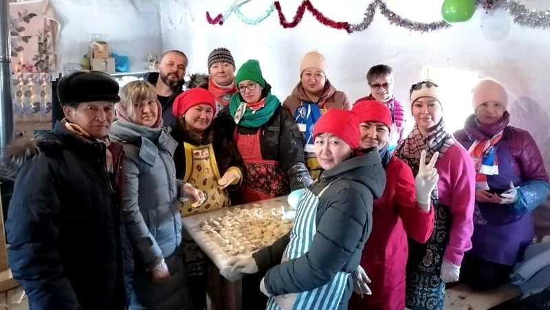 Мобилизованным приготовили больше тысячи пельменей на Сахалине