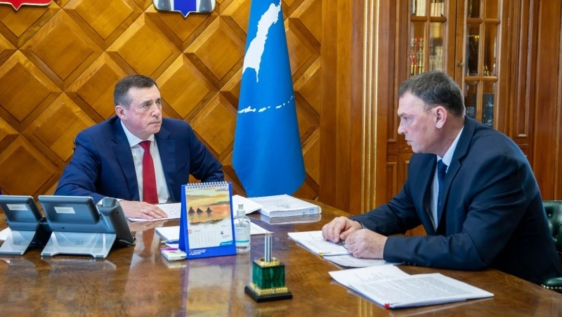 Валерий Лимаренко провел встречу с уполномоченным по правам человека в Сахалинской области