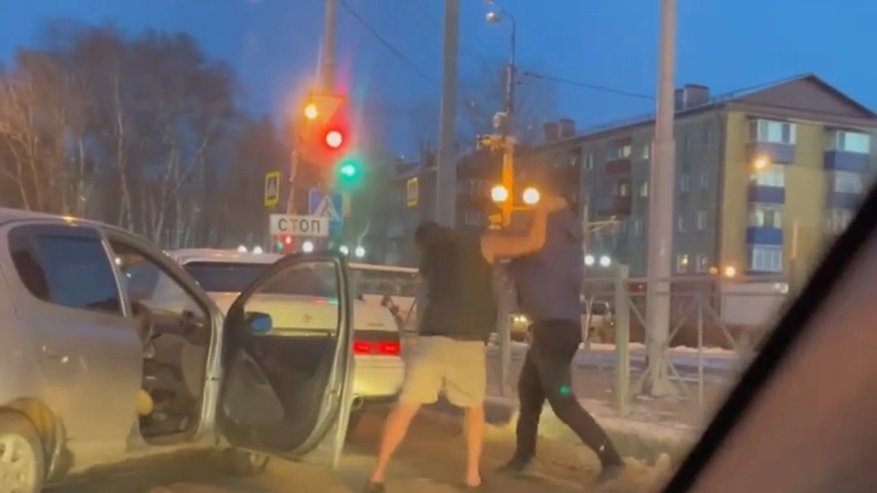 «Видимо, за пивом поехал»: водители подрались после ДТП в Южно-Сахалинске