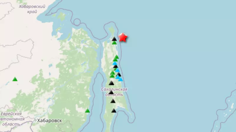 Два подземных толчка ощутили жители Охинского района