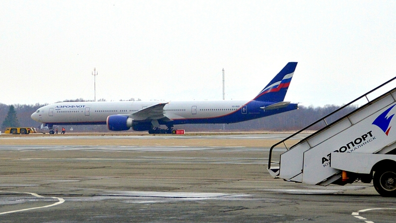 Первый Боинг «Аэрофлота» прилетел на Сахалин решать транспортную проблему