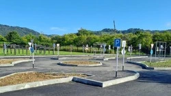 Автогородок построили при школе в Невельском районе