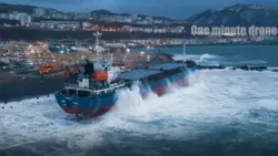 «Голливуд отдыхает»: эпичное видео с севшим на мель судном в Холмске гуляет по соцсетям