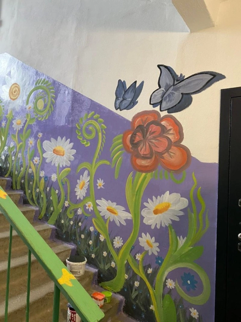 Жители Охи выставили свой подъезд на региональный конкурс 